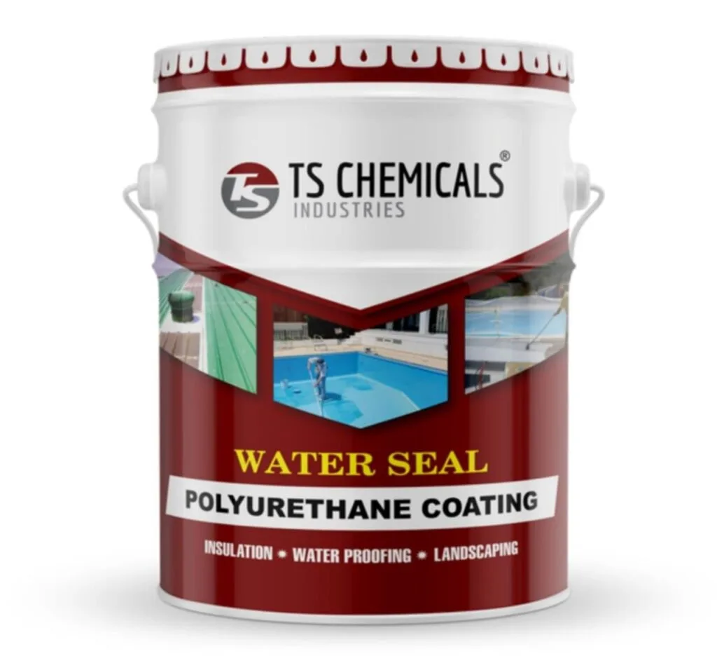 Polyurethane coating foarming seamless protection against leaks