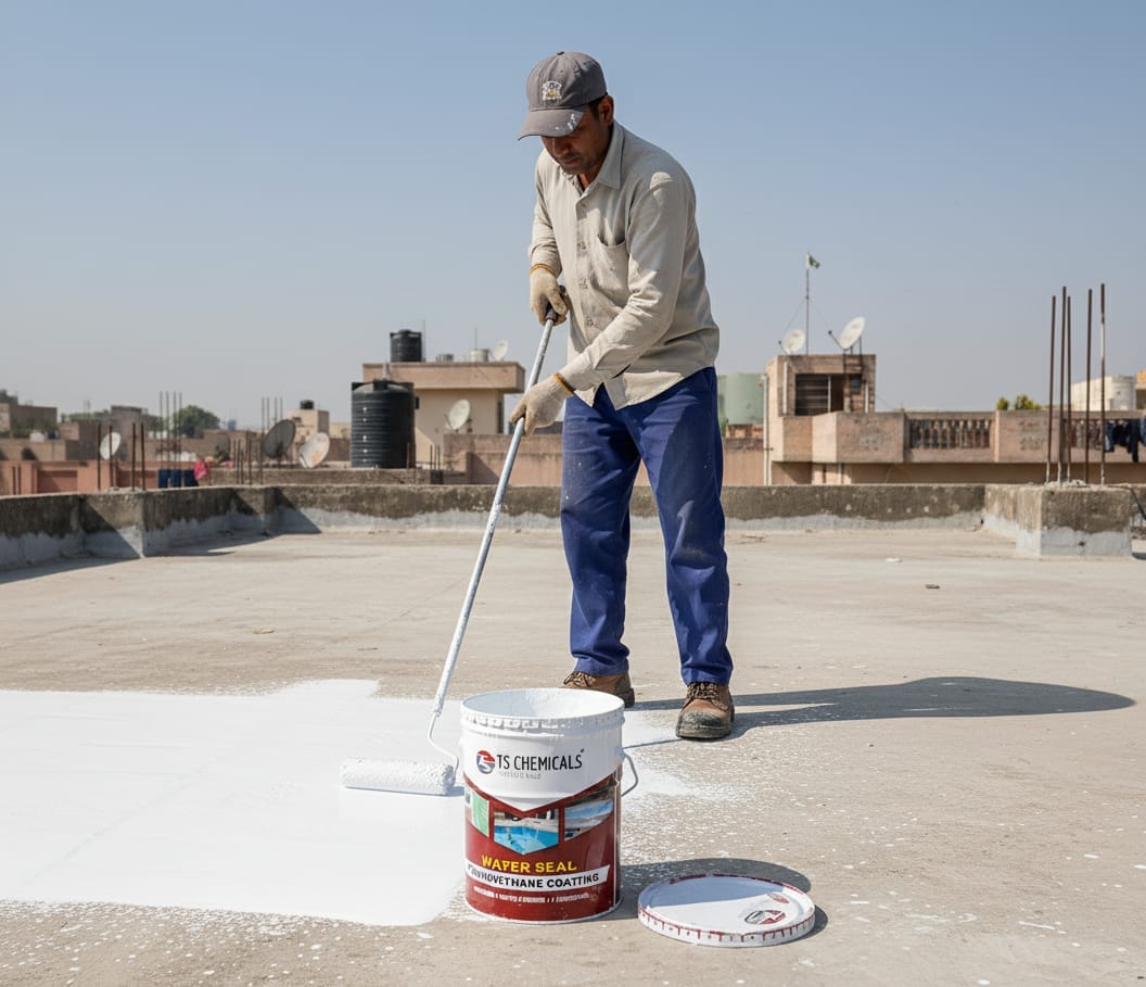 Polyurethane coating for roof waterproofing protection | Water Seal