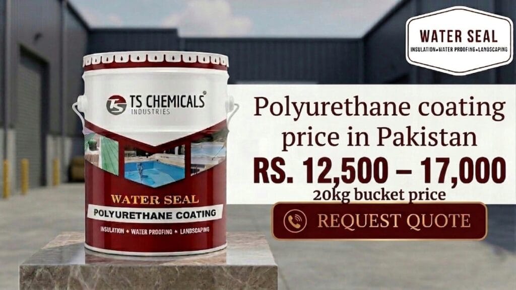 Best selling polyurethane coating price in Pakistan 20kg bucket by Water Seal
