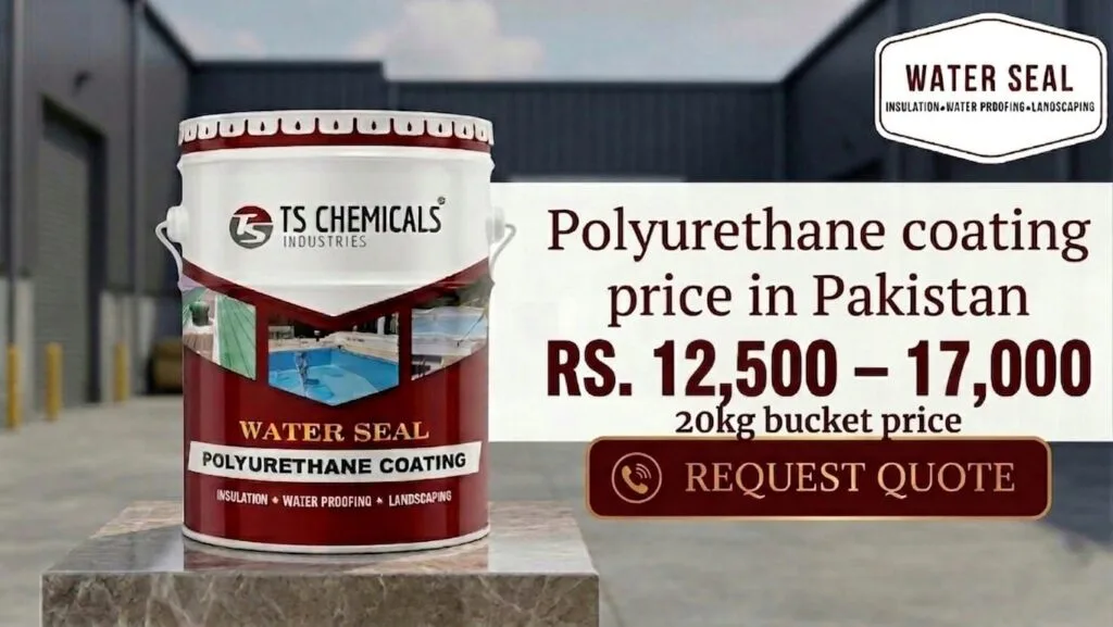 Best selling polyurethane coating price in Pakistan 20kg bucket by Water Seal