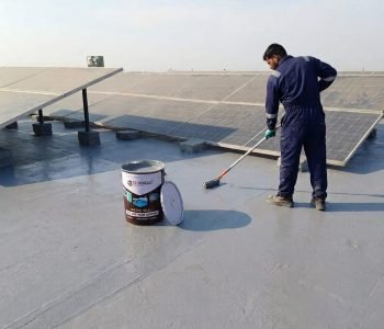 Waterproofing service applying in Faisalabad by Water Seal expert.
