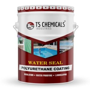 Polyurethane coating foarming seamless protection against leaks
